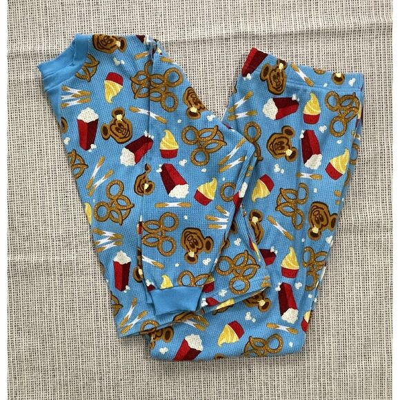 Disney Parks Exclusive Mickey Snacks & Treats Pajamas set Women's Size 2XL Food - Picture 4 of 7
